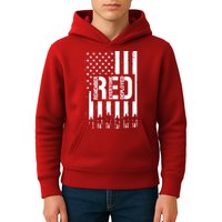 R.E.D Remember Everyone Deployed Red Friday Kids Hoodie