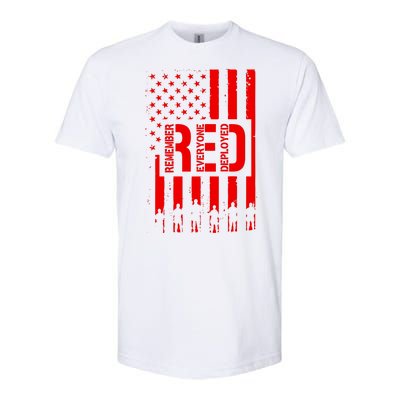 R.E.D Remember Everyone Deployed Red Friday Softstyle® CVC T-Shirt