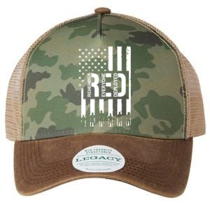 R.E.D Remember Everyone Deployed Red Friday Flag Legacy Tie Dye Trucker Hat