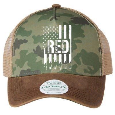 R.E.D Remember Everyone Deployed Red Friday Flag Legacy Tie Dye Trucker Hat
