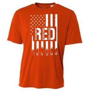 R.E.D Remember Everyone Deployed Red Friday Flag Cooling Performance Crew T-Shirt