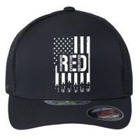 R.E.D Remember Everyone Deployed Red Friday Flag Flexfit Unipanel Trucker Cap