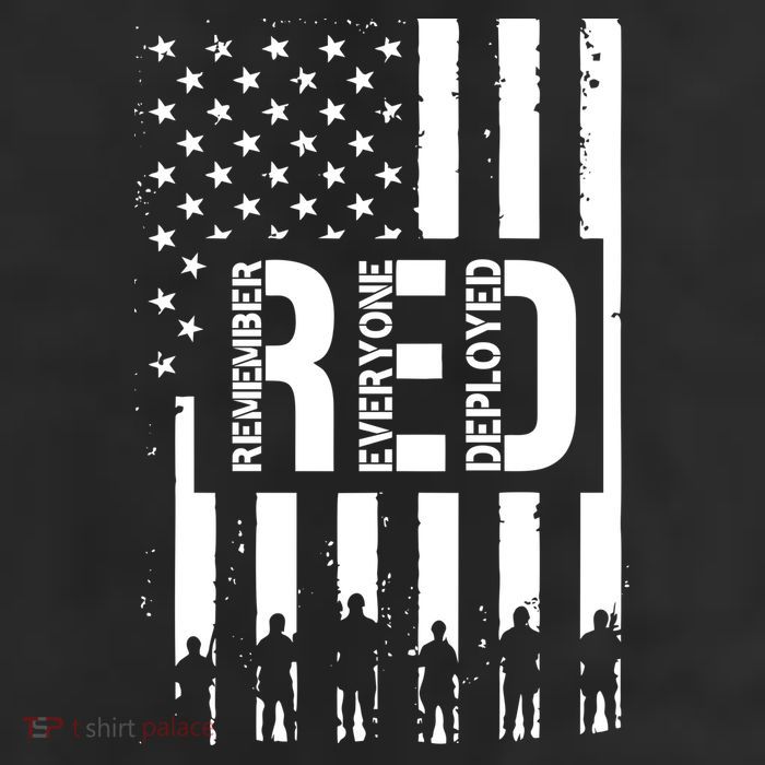 R.E.D Remember Everyone Deployed Red Friday Flag Knit Cap Winter Beanie