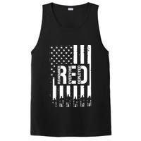 R.E.D Remember Everyone Deployed Red Friday Flag PosiCharge Competitor Tank