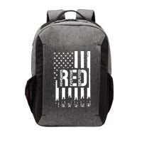 R.E.D Remember Everyone Deployed Red Friday Flag Vector Backpack