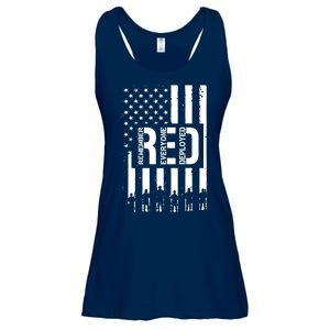 R.E.D Remember Everyone Deployed Red Friday Flag Ladies Essential Flowy Tank