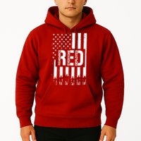 R.E.D Remember Everyone Deployed Red Friday Flag Hoodie