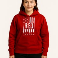 R.E.D Remember Everyone Deployed Red Friday Flag Hoodie