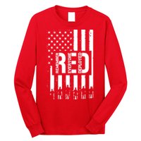 R.E.D Remember Everyone Deployed Red Friday Flag Long Sleeve Shirt