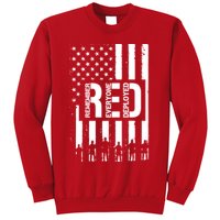 R.E.D Remember Everyone Deployed Red Friday Flag Sweatshirt
