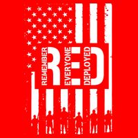 R.E.D Remember Everyone Deployed Red Friday Flag Sweatshirt