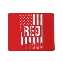 R.E.D Remember Everyone Deployed Red Friday Flag Mousepad