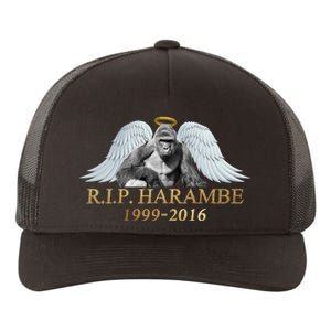 R.I.P. Harambe Our Angel In Heaven 1999-2016 Yupoong Adult 5-Panel Trucker Hat