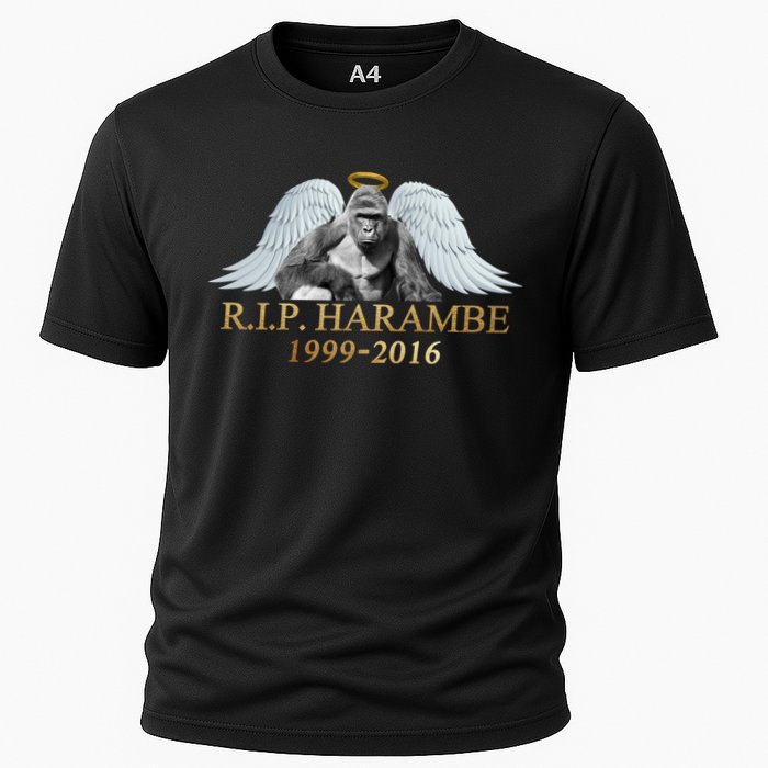R.I.P. Harambe Our Angel In Heaven 1999-2016 Cooling Performance Crew T-Shirt