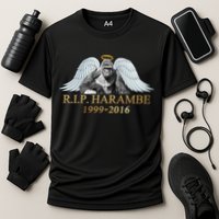 R.I.P. Harambe Our Angel In Heaven 1999-2016 Cooling Performance Crew T-Shirt