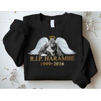 R.I.P. Harambe Our Angel In Heaven 1999-2016 Sweatshirt