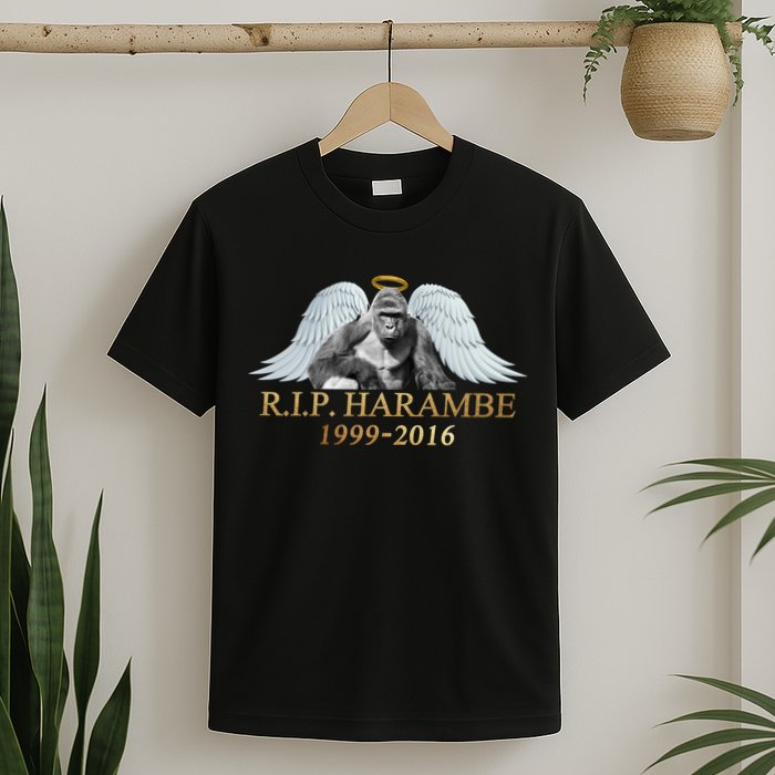 R.I.P. Harambe Our Angel In Heaven 1999-2016 T-Shirt