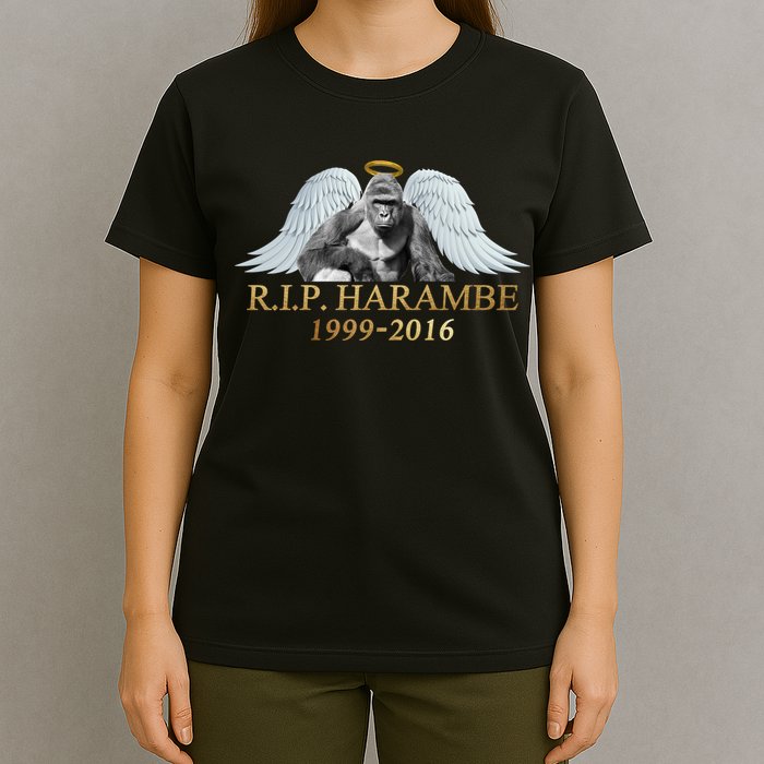 R.I.P. Harambe Our Angel In Heaven 1999-2016 T-Shirt
