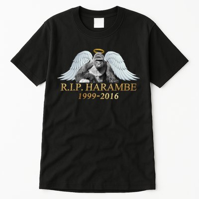 R.I.P. Harambe Our Angel In Heaven 1999-2016 Tall T-Shirt