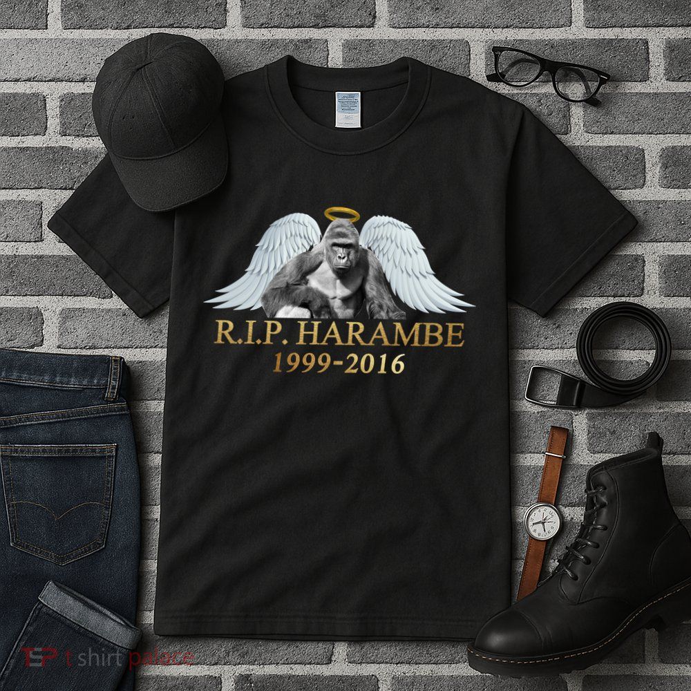 R.I.P. Harambe Our Angel In Heaven 1999-2016 Tall T-Shirt