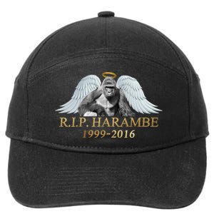 R.I.P. Harambe Our Angel In Heaven 1999-2016 7-Panel Snapback Hat