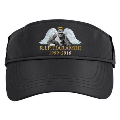R.I.P. Harambe Our Angel In Heaven 1999-2016 Adult Drive Performance Visor