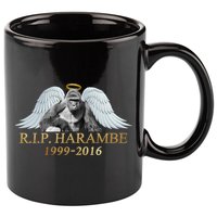 R.I.P. Harambe Our Angel In Heaven 1999-2016 11oz C Handle Ceramic Mug