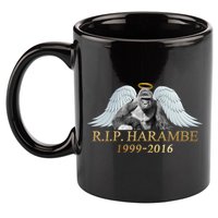 R.I.P. Harambe Our Angel In Heaven 1999-2016 11oz C Handle Ceramic Mug