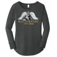 R.I.P. Harambe Our Angel In Heaven 1999-2016 Women's Perfect Tri Tunic Long Sleeve Shirt