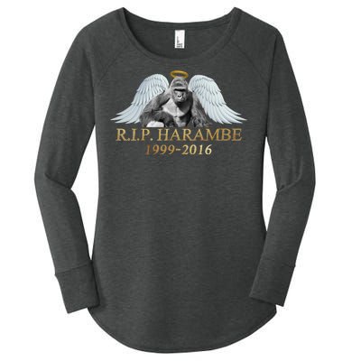 R.I.P. Harambe Our Angel In Heaven 1999-2016 Women's Perfect Tri Tunic Long Sleeve Shirt