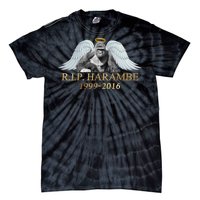 R.I.P. Harambe Our Angel In Heaven 1999-2016 Tie-Dye T-Shirt