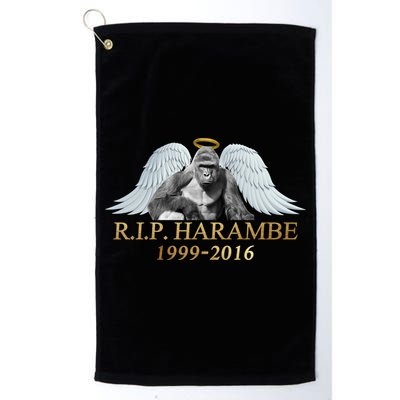 R.I.P. Harambe Our Angel In Heaven 1999-2016 Golf Towel