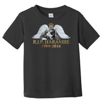 R.I.P. Harambe Our Angel In Heaven 1999-2016 Toddler T-Shirt