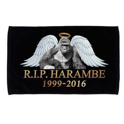 R.I.P. Harambe Our Angel In Heaven 1999-2016 Microfiber Hand Towel