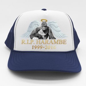 R.I.P. Harambe Our Angel In Heaven 1999-2016 Trucker Hat