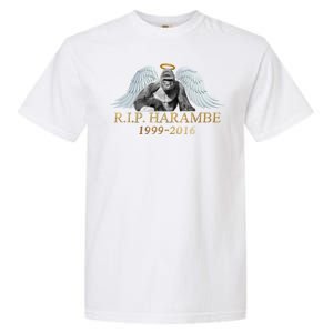 R.I.P. Harambe Our Angel In Heaven 1999-2016 Garment-Dyed Heavyweight T-Shirt