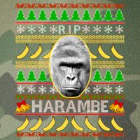 R.I.P. Harambe RIP Gorilla Ugly Christmas Sweater Design Legacy Tie Dye Trucker Hat