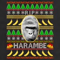R.I.P. Harambe RIP Gorilla Ugly Christmas Sweater Design Cool Comfort Performance Bucket Hat