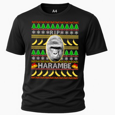 R.I.P. Harambe RIP Gorilla Ugly Christmas Sweater Design Performance Shirt