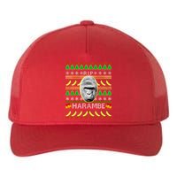 R.I.P. Harambe RIP Gorilla Ugly Christmas Sweater Design Yupoong Adult 5-Panel Trucker Hat