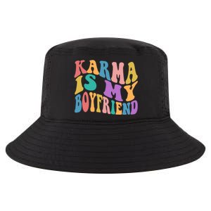 Retro 1960s 70s Karma Is My Boyfriend Cool Comfort Performance Bucket Hat