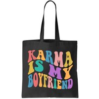 Retro 1960s 70s Karma Is My Boyfriend Bag