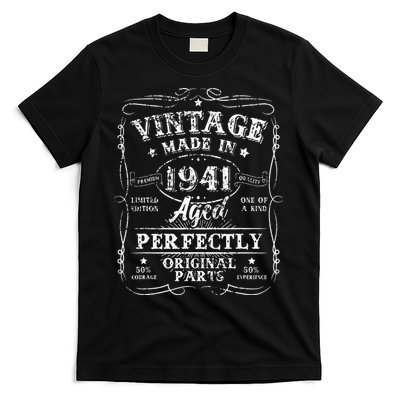 Retro 1941 82nd Birthday Decorations 82 Years Old T-Shirt