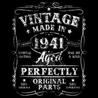 Retro 1941 82nd Birthday Decorations 82 Years Old Impact Tech Backpack