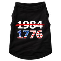 Resist 1984 and Return to 1776 Patriotic American Design Doggie Tank
