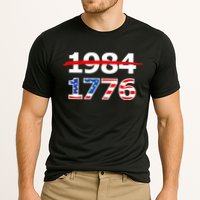 Resist 1984 and Return to 1776 Patriotic American Design Performance Shirt