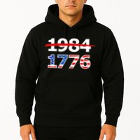 Resist 1984 and Return to 1776 Patriotic American Design Hoodie