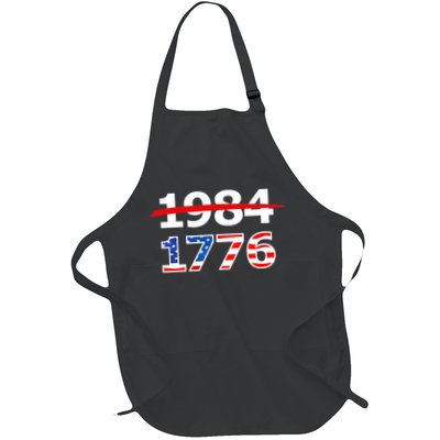 Resist 1984 and Return to 1776 Patriotic American Design Apron