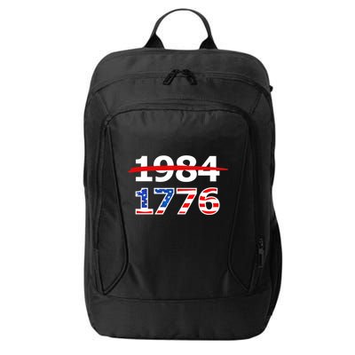 Resist 1984 and Return to 1776 Patriotic American Design City Backpack
