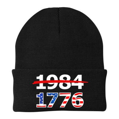 Resist 1984 and Return to 1776 Patriotic American Design Beanie